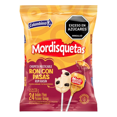 Mordisqueta Ron con Pasas x 24 unds